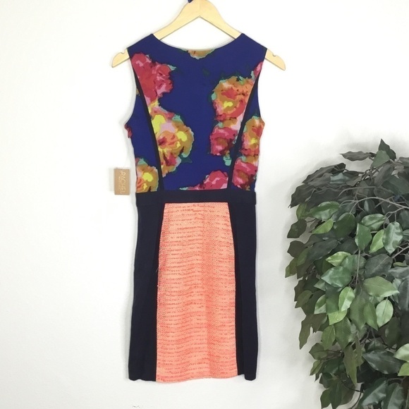 NWT Rachel Roy Multicolor Sheath Dress - Picture 7 of 8